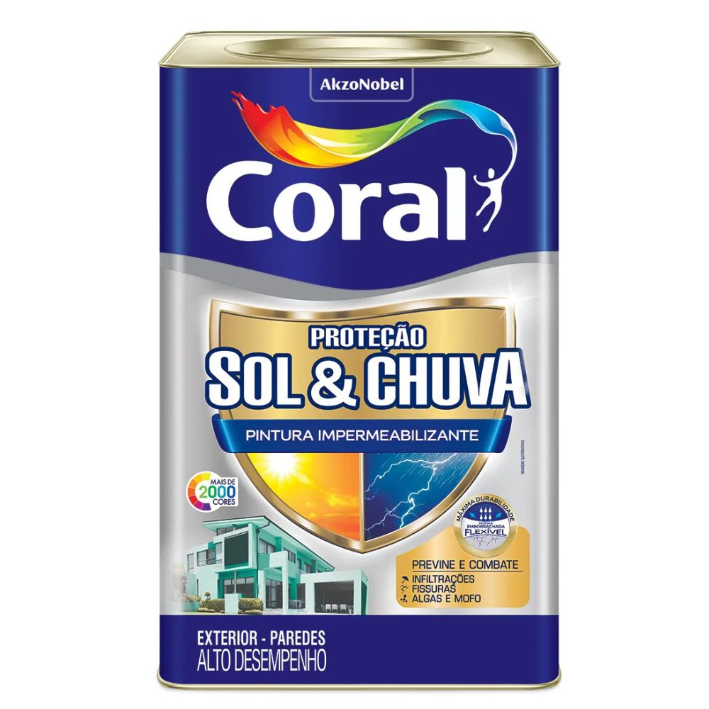 Proteo Sol e Chuva Pintura Impermeabilizante